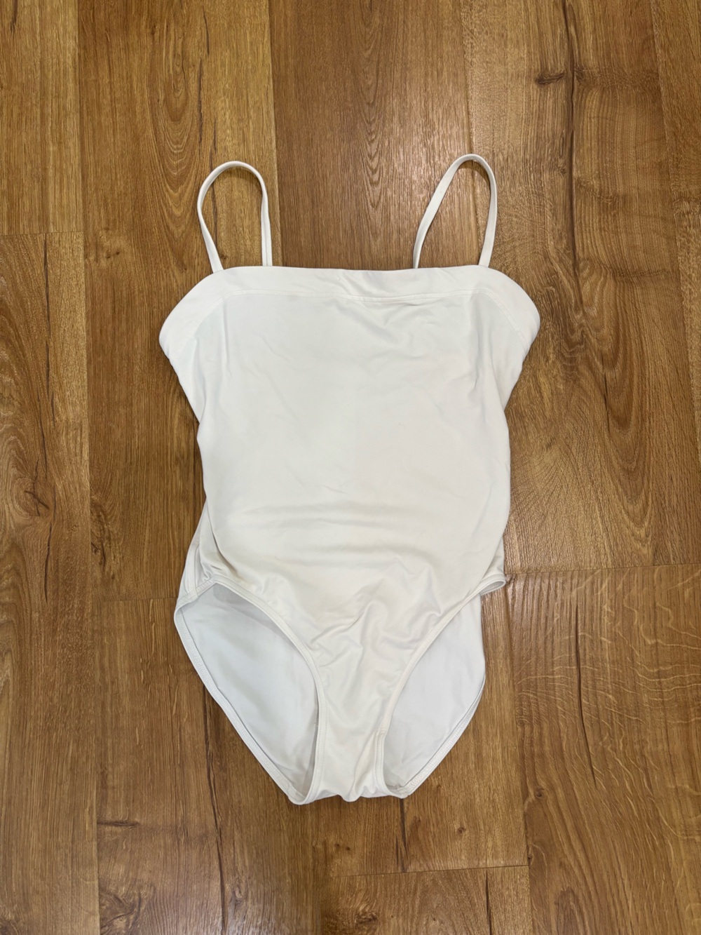 Eres White Square Neck Swimsuit